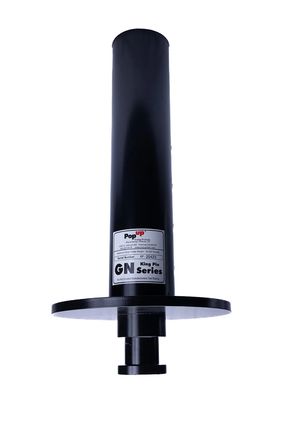 GN5 – POPUP-YOUNGS Fifth Wheel Trailer Hitch King Pin, Use With Semi-Tractor or Pickup Mounted Fifth Wheel Hitches an...